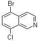 CAS # 956003-79-5, 5-Bromo-8-chloroisoquinoline