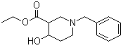 4-羟基-1-苄基-3-哌啶羧酸乙酯分子结构 (CAS 956010-25-6)