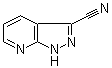 1H-吡唑并[3,4-b]吡啶-3-甲腈分子结构 (CAS 956010-88-1)