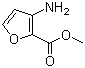 3-氨基呋喃-2-甲酸甲酯分子结构 (CAS 956034-04-1)