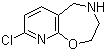 structure of CAS# 956461-79-3, 8-氯-2,3,4,5-四氢吡啶并[3,2-f][1,4]氧氮杂卓