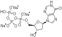structure of CAS# 95648-77-4, 2'-脱氧肌苷-5'-三磷酸三钠盐