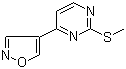 CAS 登录号：956721-96-3, 4-(异噁唑-4-基)-2-(甲硫基)嘧啶