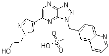 structure of CAS# 956906-93-7, PF 04217903 甲磺酸盐