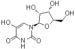 structure of CAS# 957-77-7, 5-Hydroxyuridine
