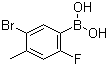 CAS 登录号：957061-14-2, 5-溴-2-氟-4-甲基苯硼酸