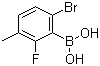CAS # 957061-15-3, 6-Bromo-2-fluoro-3-methylphenylboronic acid