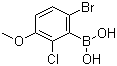 CAS # 957062-55-4, 6-Bromo-2-chloro-3-methoxyphenylboronic acid