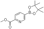 structure of CAS# 957065-99-5, 2-(Methylcarboxy)pyridine-5-boronic acid pinacol ester