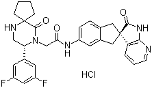 MK 3207 盐酸盐分子结构 (CAS 957116-20-0)