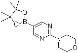 2-(4-吗啉基)嘧啶-5-硼酸频哪醇酯分子结构 (CAS 957198-30-0)