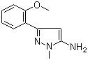 structure of CAS# 957313-52-9, 3-(2-甲氧基苯基)-1-甲基-1H-吡唑-5-胺