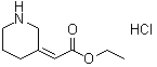 structure of CAS# 957472-02-5, (2Z)-2-(3-哌啶基亚基)乙酸乙酯盐酸盐
