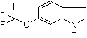 2,3-二氢-6-(三氟甲氧基)-1H-吲哚分子结构 (CAS 959235-95-1)
