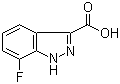 structure of CAS# 959236-59-0, 7-氟-1H-吲唑-3-甲酸