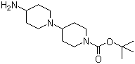 structure of CAS# 959237-16-2, 4-Amino-[1,4'-bipiperidine]-1'-carboxylic acid tert-butyl ester