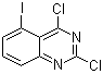 structure of CAS# 959237-30-0, 2,4-二氯-5-碘喹唑啉