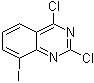 structure of CAS# 959237-40-2, 2,4-Dichloro-8-iodoquinazoline