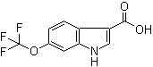 6-(三氟甲氧基)-1H-吲哚-3-羧酸分子结构 (CAS 959238-96-1)