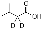 3-甲基丁酸-2,2-D2分子结构 (CAS 95927-02-9)