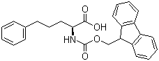N-芴甲氧羰基-L-2-氨基-5-苯基戊酸分子结构 (CAS 959578-11-1)