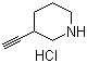 structure of CAS# 959918-19-5, 3-Ethynylpiperidine hydrochloride