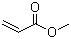 structure of CAS# 96-33-3, Methyl acrylate