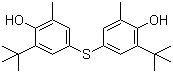 structure of CAS# 96-66-2, 4,4'-Thiobis(2-methyl-6-tert-butylphenol)