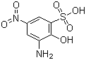 structure of CAS# 96-67-3, 2-氨基-4-硝基苯酚-6-磺酸