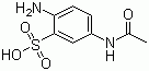 CAS # 96-78-6, 4-Aminoacetanilide-3-sulfonic acid, 5-Acetamido-2-aminobenzenesulphonic acid