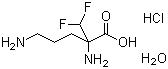 依氟鸟氨酸盐酸盐一水合物分子结构 (CAS 96020-91-6)