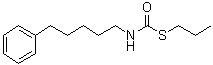 CAS # 96021-99-7, (5-Phenylpentyl)carbamothioic acid S-propyl ester