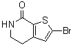 2-溴-5,6-二氢-4H-噻吩并[2,3-c]吡啶-7-酮分子结构 (CAS 960289-03-6)
