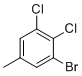 3-溴-4,5-二氯甲苯分子结构 (CAS 960305-14-0)