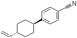 structure of CAS# 96184-42-8, trans-4'-(4-Vinylcyclohexyl)benzonitrile