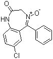 structure of CAS# 963-39-3, Demoxepam