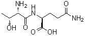 structure of CAS# 96337-79-0, L-Threonyl-L-glutamine