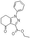 4,5,6,7-四氢-4-氧代-1-苯基-1H-吲唑-3-羧酸乙酯分子结构 (CAS 96546-40-6)