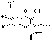CAS 登录号：96552-41-9, 根皮含柘树咕吨酮 D