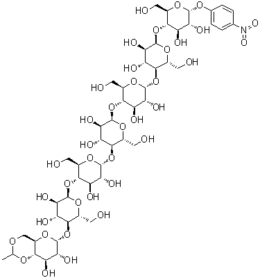 CAS 登录号：96597-16-9, 亚乙基-4-硝基苯基-α-D-麦芽七糖苷