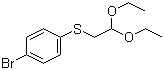 structure of CAS# 96804-05-6, 1-溴-4-[(2,2-二乙氧基乙基)硫基]苯