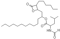 structure of CAS# 96829-58-2, 奥利司他