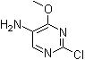 structure of CAS# 96833-41-9, 5-氨基-2-氯-4-甲氧基嘧啶
