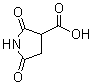 2,5-二氧代-3-吡咯烷甲酸分子结构 (CAS 96905-69-0)