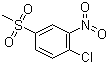 structure of CAS# 97-07-4, 邻硝基对甲砜基氯苯