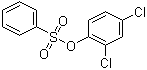 2,4-二氯苯基苯磺酸酯分子结构 (CAS 97-16-5)