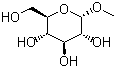 structure of CAS# 97-30-3, alpha-甲基葡萄糖甙