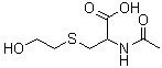 CAS 登录号：97170-09-7, N-乙酰基-S-(2-羟基乙基)-DL-半胱氨酸
