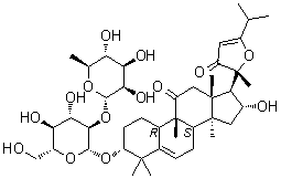 苦玄参苷 IB分子结构 (CAS 97230-46-1)
