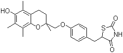 structure of CAS# 97322-87-7, Troglitazone